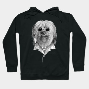 Hippie Surf Dog Hoodie